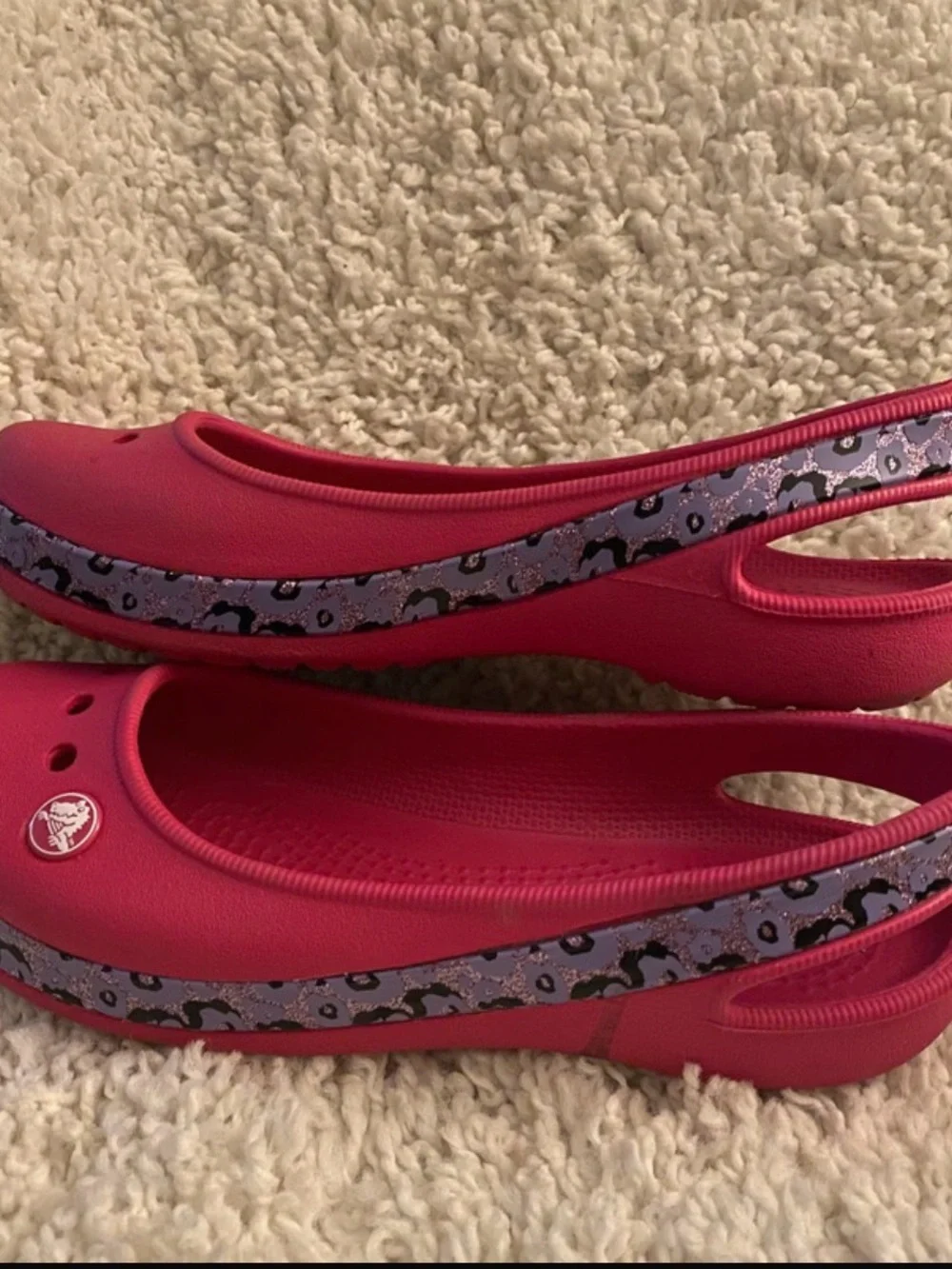 CROCS Hot Pink Slip-On Clog